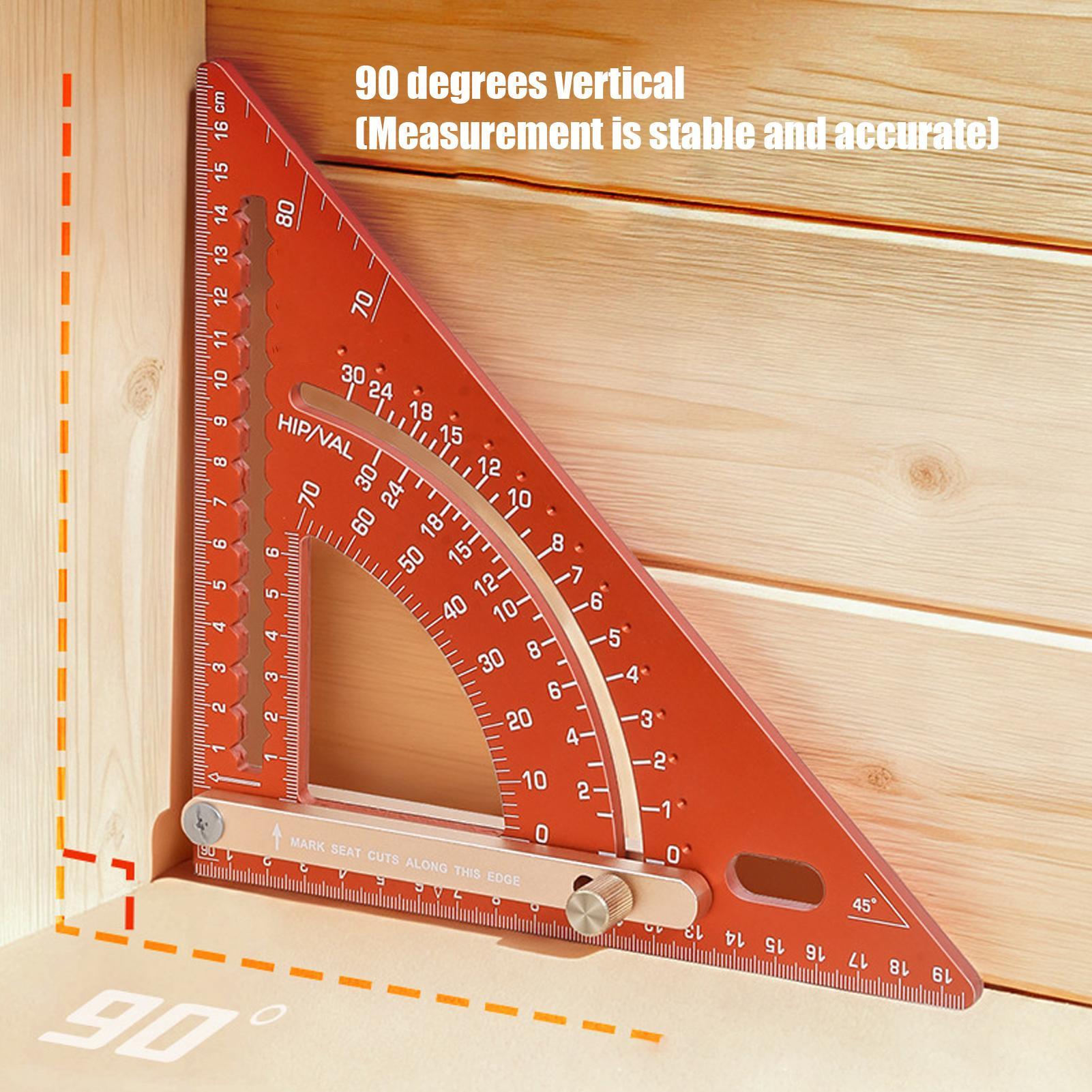 Woodworking Man - Woodworking Square Aluminum Alloy Ergonomic Carpentry