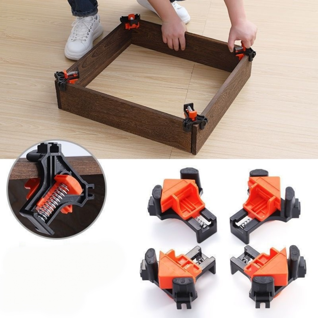 Woodworking Man - 4pcs 90° Right Angle Clamp Fixing