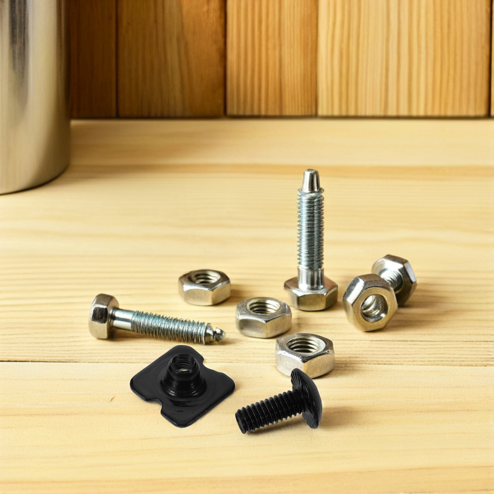 Woodworking Kits For Adults - 1Set Backplate Screws for Football Black