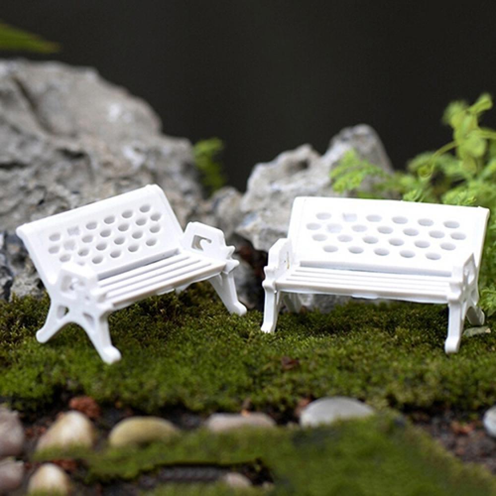 2Pcs Mini Park Seat Bench Cute - đánh giá và giá Woodworking Resin