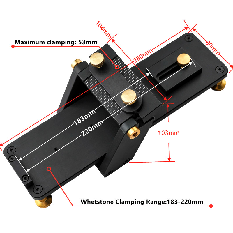 Aluminum Fixed Angle Whetstone - đánh giá và giá Woodworking Marking Knife