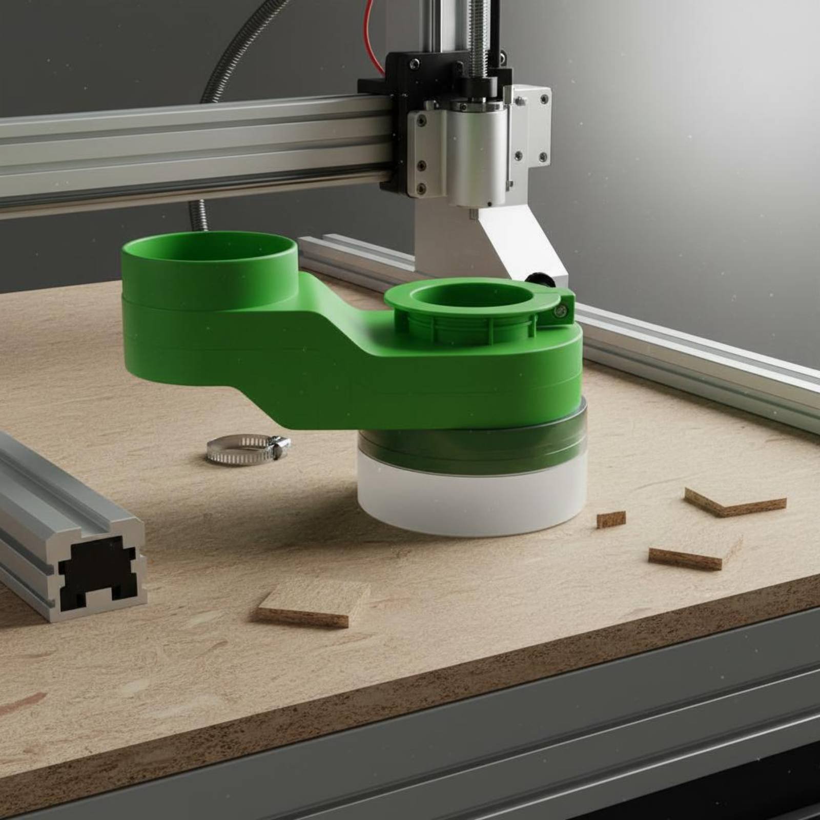 Spindle Dust Cover Clean Cutti - đánh giá và giá Woodworking Cnc Machine