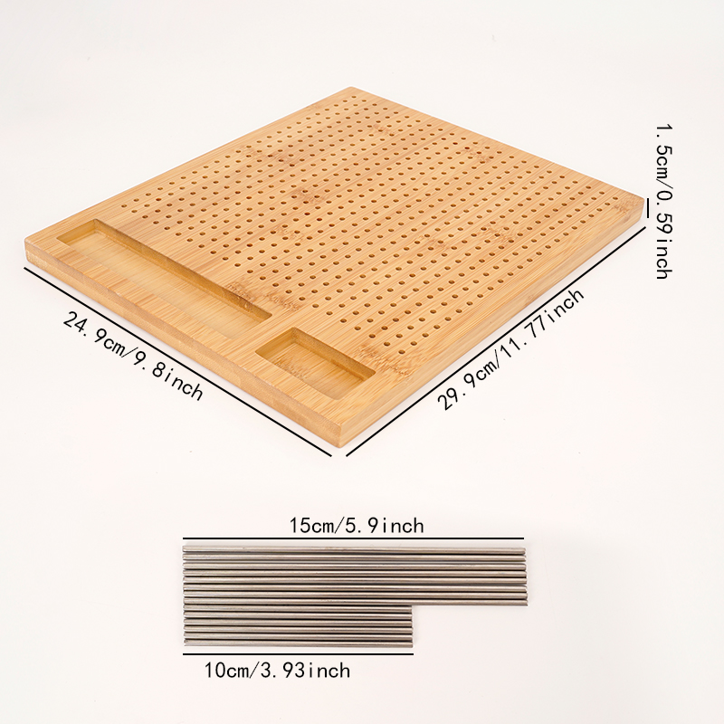 Crochet Blocking Board with St - đánh giá và giá Woodworking Diy Projects