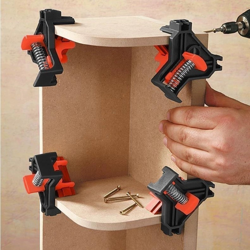 4pcs 90° Right Angle Clamp Fix - đánh giá và giá Woodworking Man