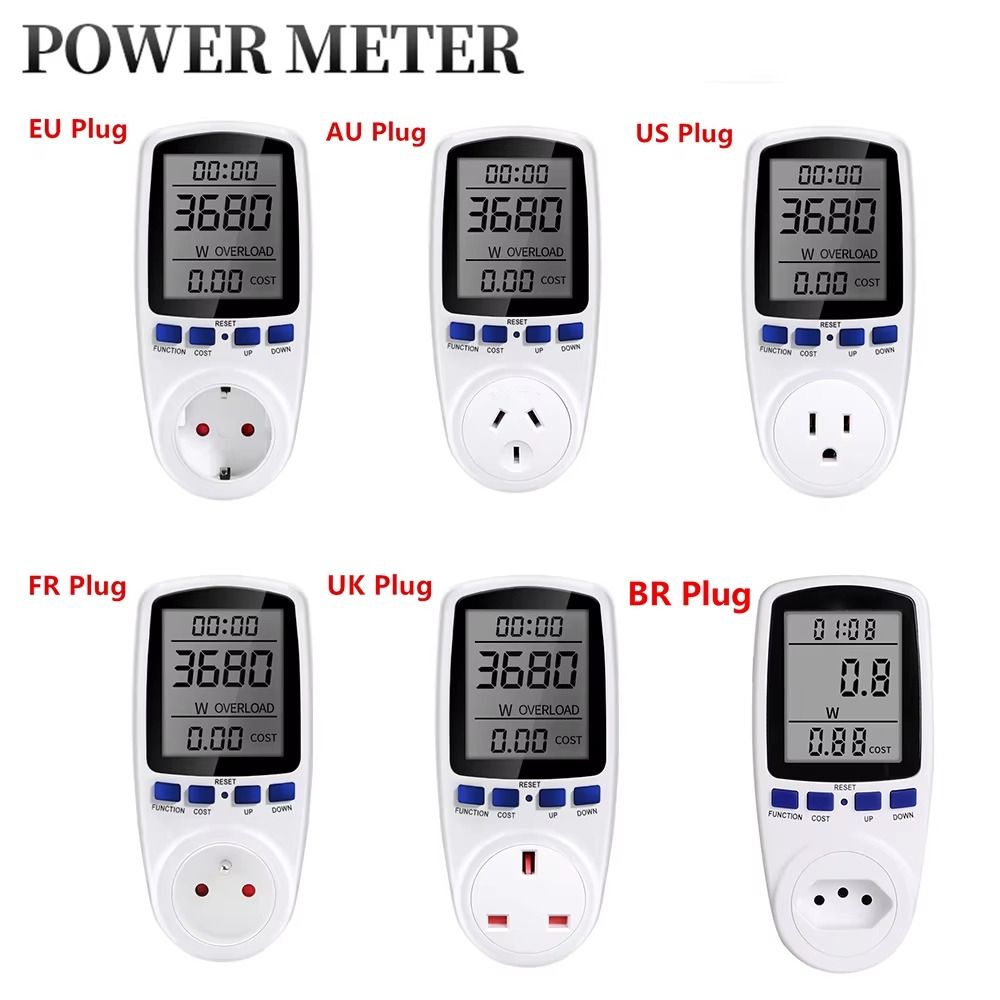 220V 110V Digital LCD Wattmete - đánh giá và giá Woodworking Uk