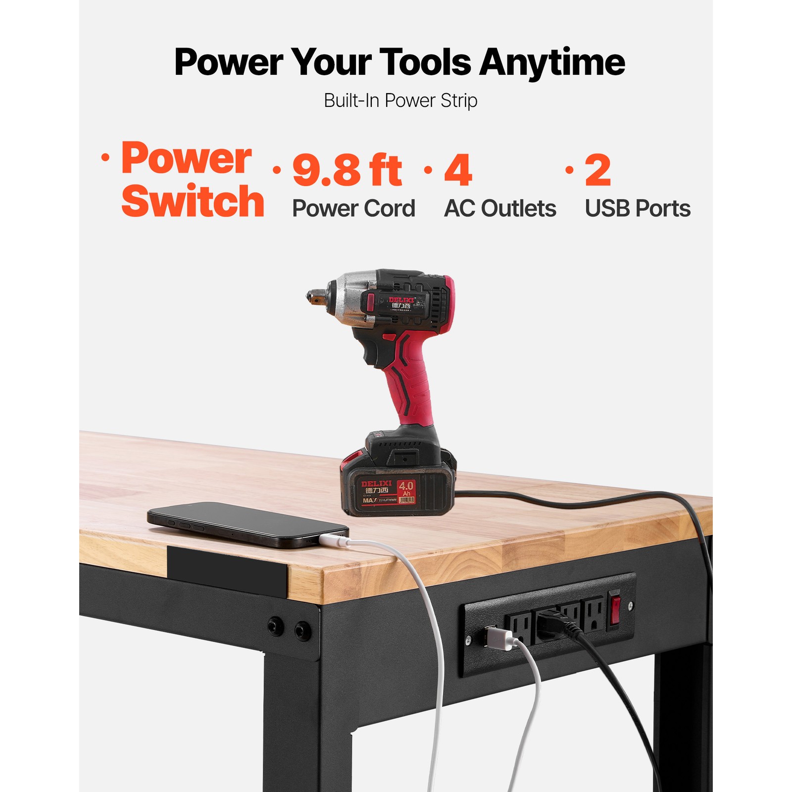 Adjustable Height Workbench 61 - đánh giá và giá Woodworking Workbench