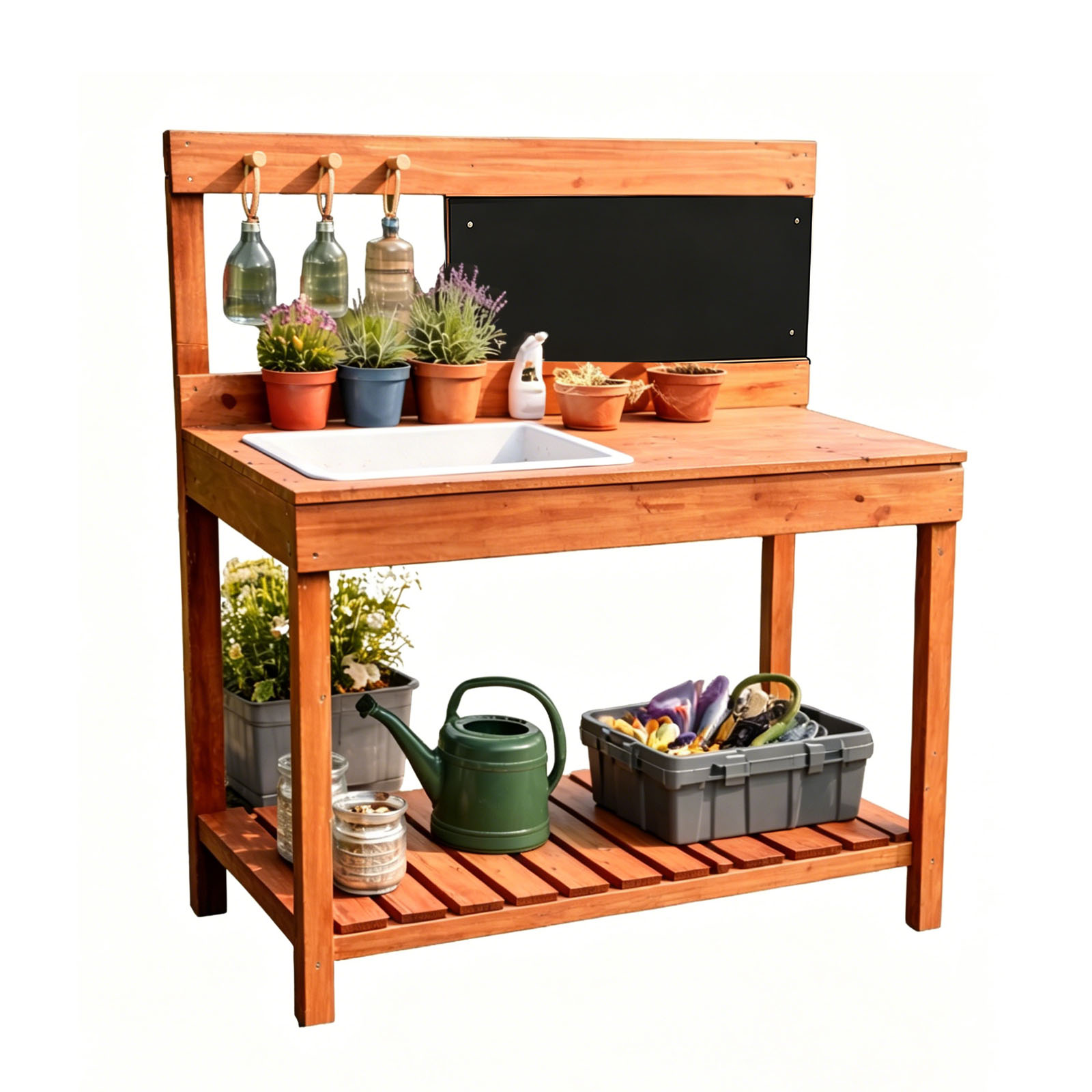 Wooden Potting Benches For Chi - đánh giá và giá Woodworking Workbench
