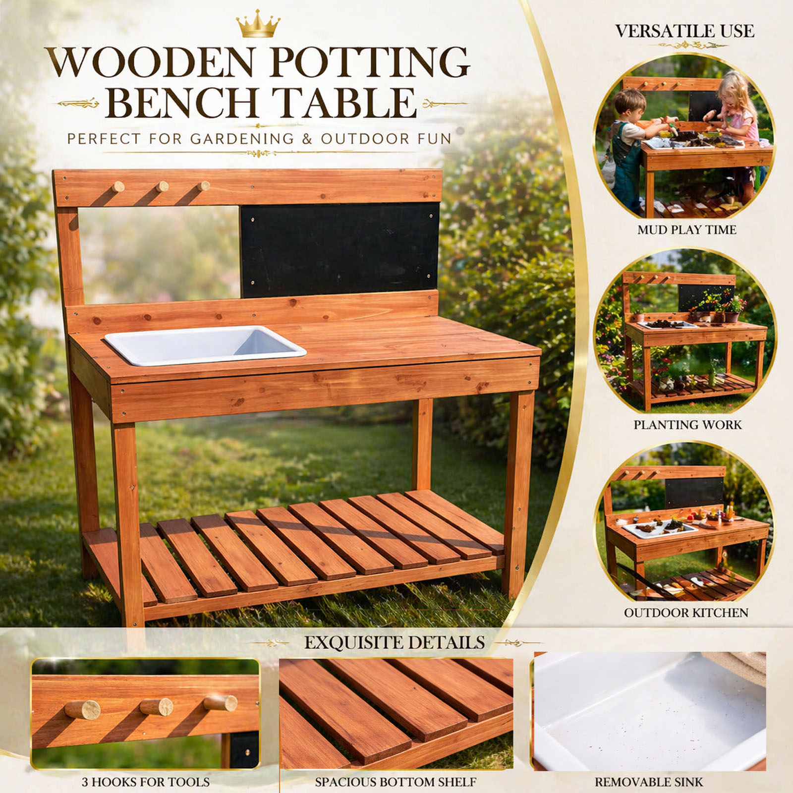 Wooden Potting Benches For Chi - đánh giá và giá Woodworking Workbench