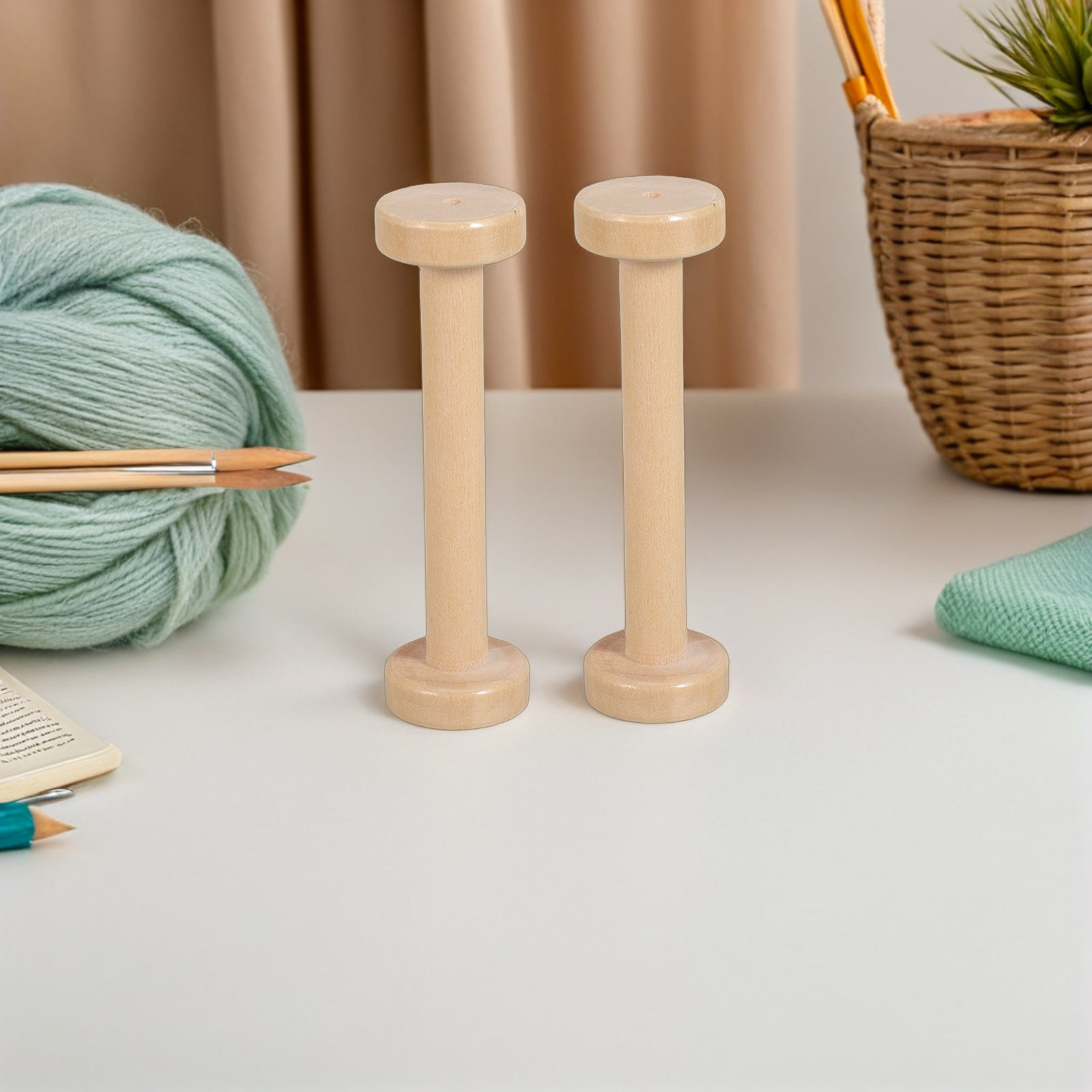 5Pcs Wooden Spools Natural Vin - đánh giá và giá Woodworking Diy Projects