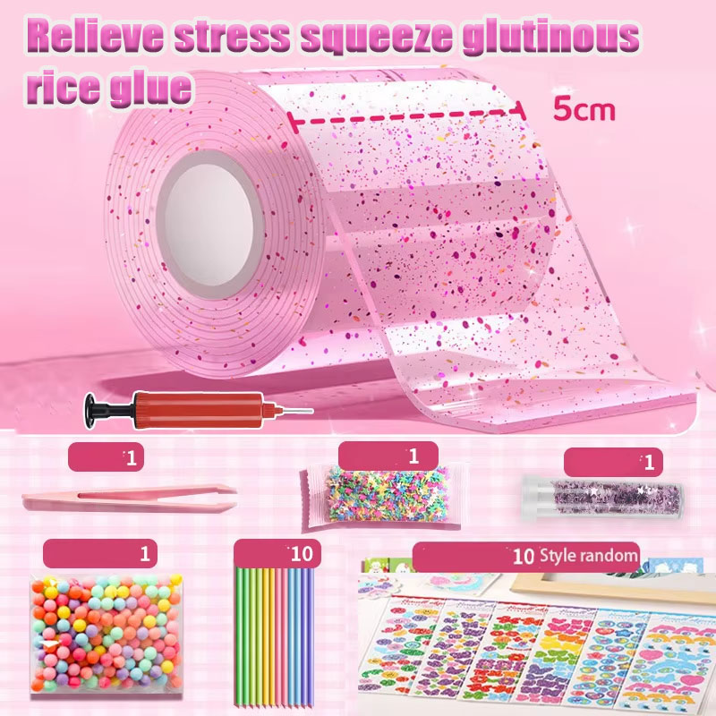 1 Set Glitter Nano Tape Bubble - đánh giá và giá Woodworking Kits For Adults