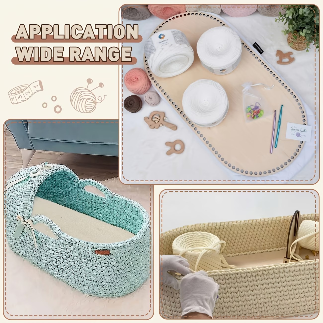 Large Moses Basket Wooden Base - đánh giá và giá Woodworking Diy Projects