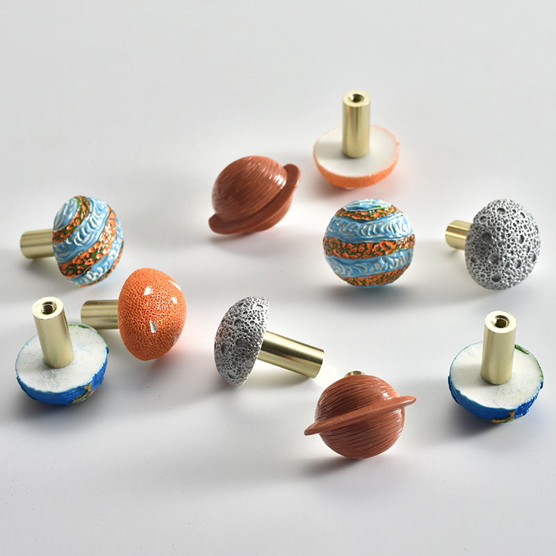Creative cartoon planet handle - đánh giá và giá Woodworking Resin