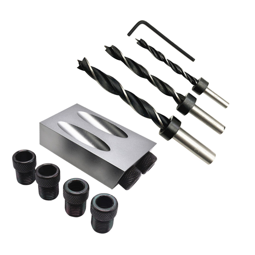 34pcs Oblique Hole Drill Set 1 - đánh giá và giá Woodworking Kits