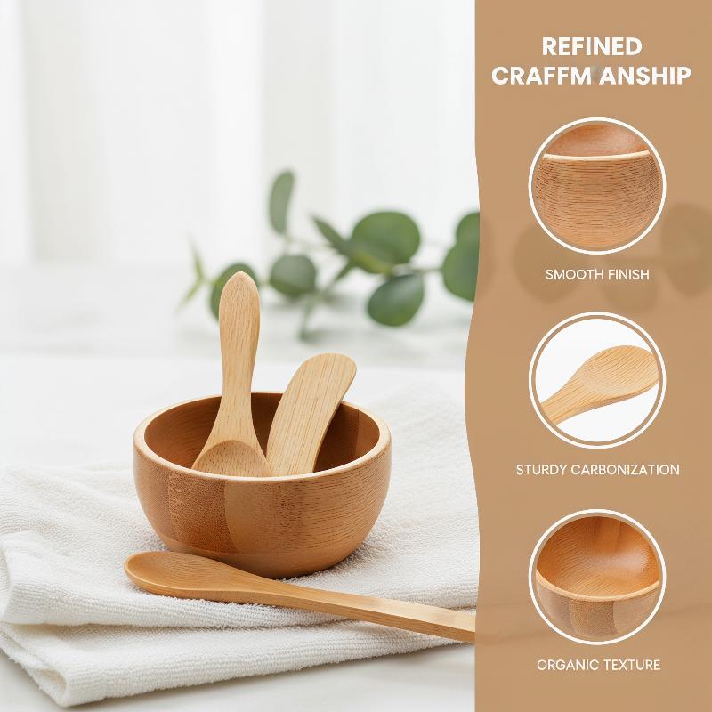 3pcs Mini Size Bamboo Diy Face - đánh giá và giá Woodworking Kits